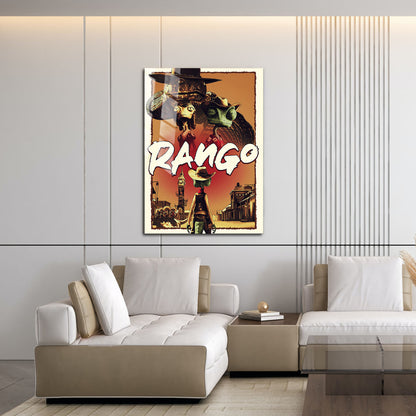 Flex Designs Metal Poster Rango 16 x 24" Home Goods - Movie 2011 Movie Metal Poster
