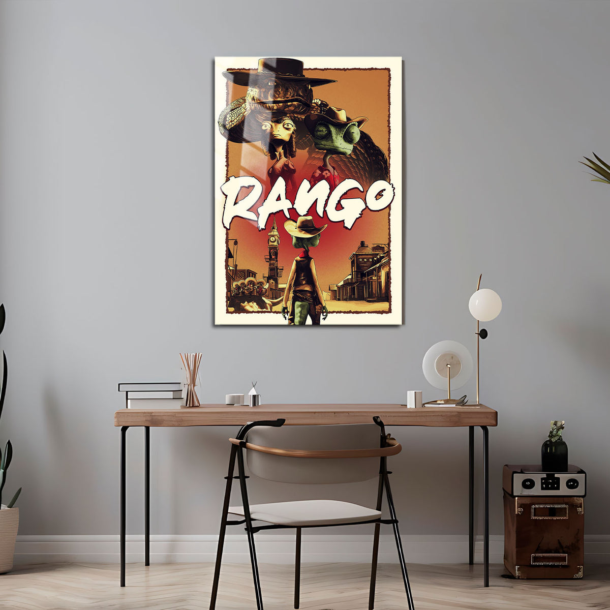 Flex Designs Metal Poster Rango 5 x 7" Home Goods - Movie 2011 Movie Metal Poster