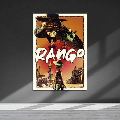 Flex Designs Metal Poster Rango 5 x 7" Home Goods - Movie 2011 Movie Metal Poster