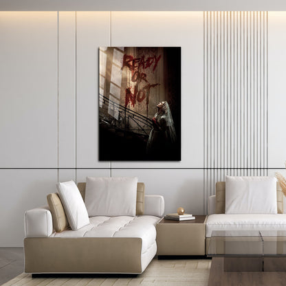 Flex Designs Metal Poster Ready or Not Theatrical 16 x 24" Home Goods - Movie 2019 Movie Metal Poster