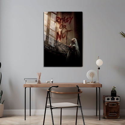 Flex Designs Metal Poster Ready or Not Theatrical 5 x 7" Home Goods - Movie 2019 Movie Metal Poster