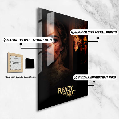 Flex Designs Metal Poster Ready or Not 16 x 24" Home Goods - Movie 2019 Movie Metal Poster