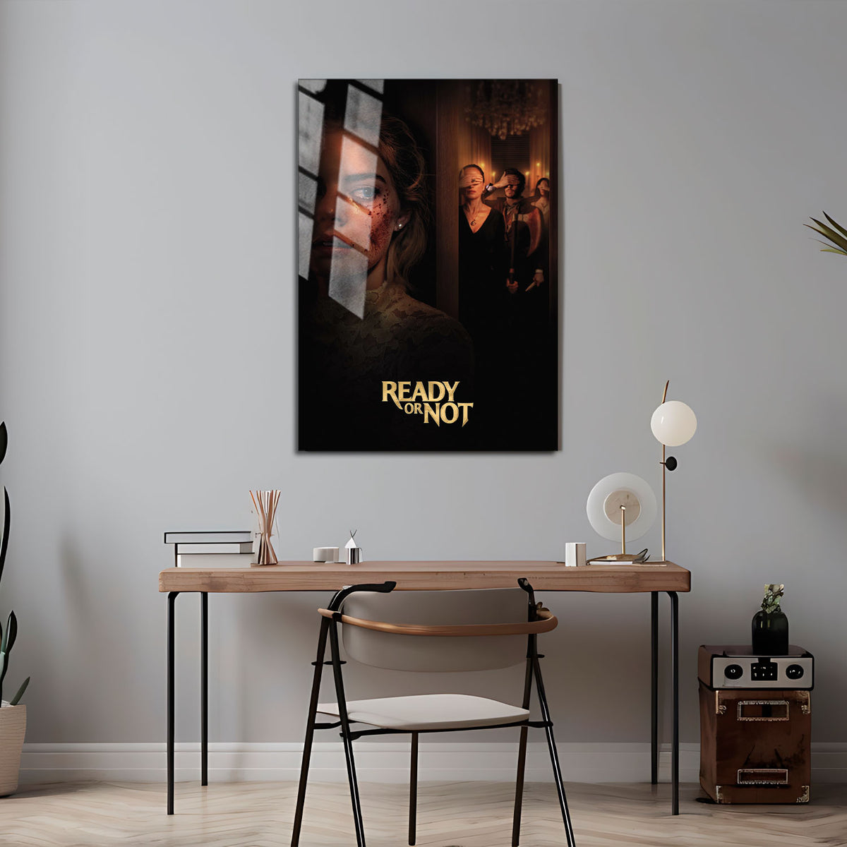 Flex Designs Metal Poster Ready or Not 5 x 7" Home Goods - Movie 2019 Movie Metal Poster