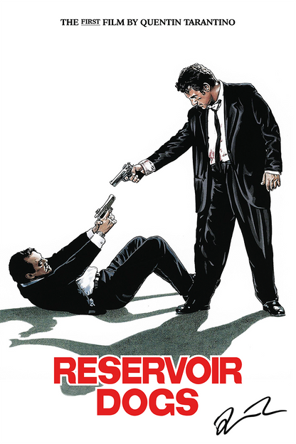 Flex Designs Metal Poster Reservoir Dogs Cinematic 11 x 17" Home Goods - Movie 1992 Movie Metal Poster