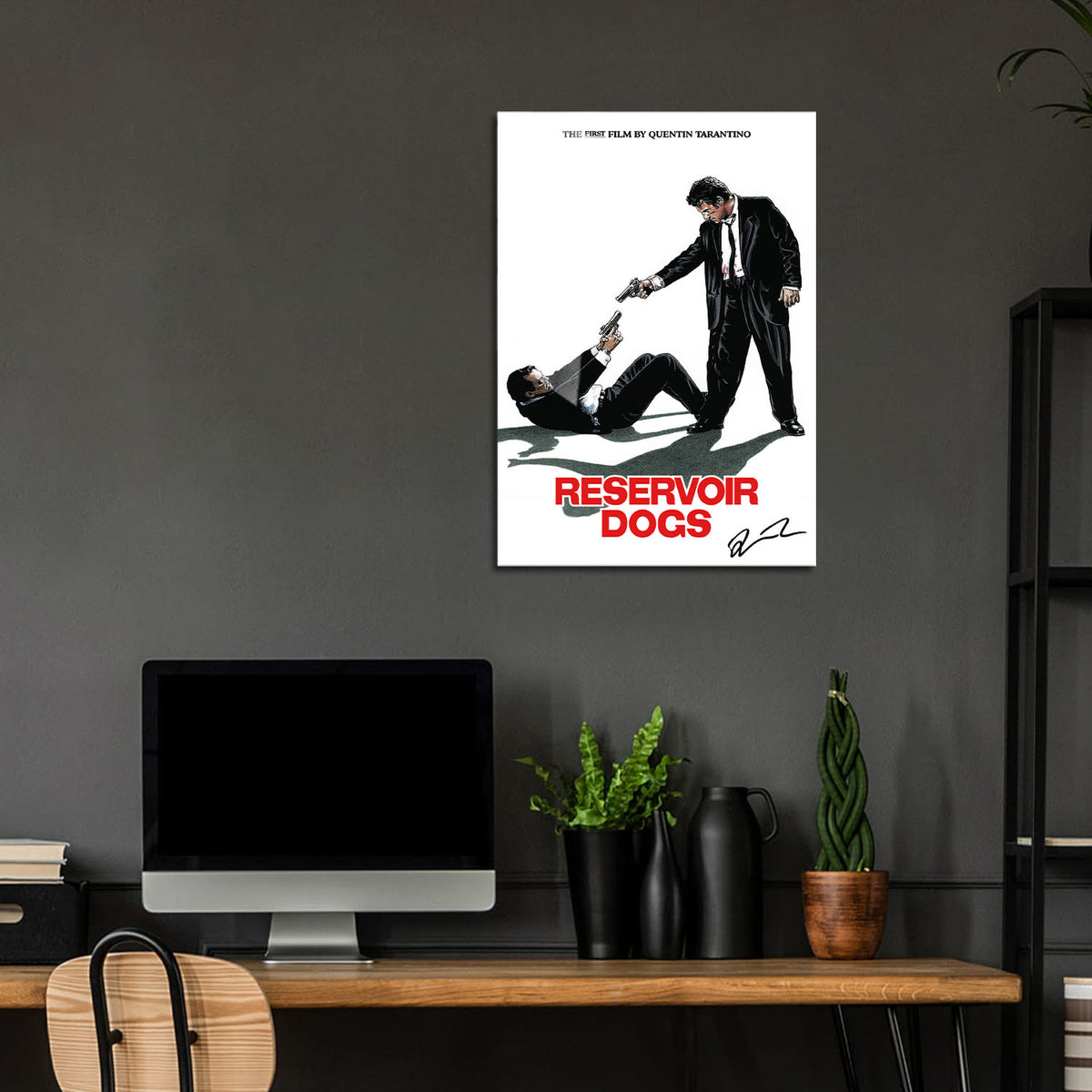 Flex Designs Metal Poster Reservoir Dogs Cinematic 24 x 36" Home Goods - Movie 1992 Movie Metal Poster