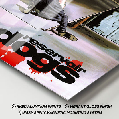 Flex Designs Metal Poster Reservoir Dogs Cartoon 11 x 17" Home Goods - Movie 1992 Movie Metal Poster