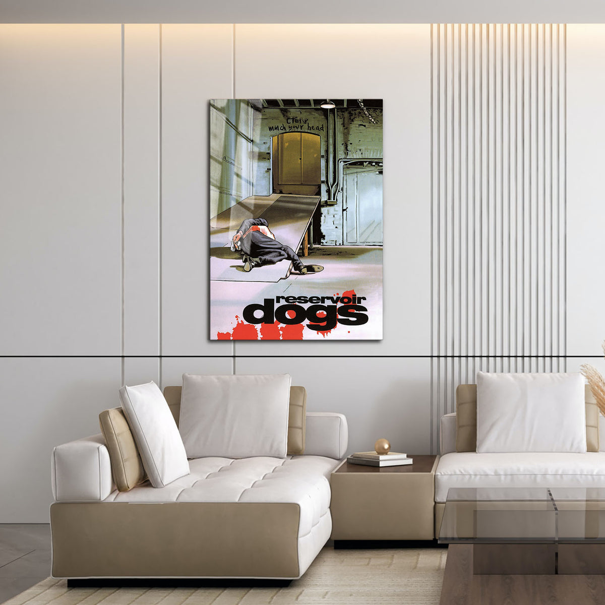 Flex Designs Metal Poster Reservoir Dogs Cartoon 16 x 24" Home Goods - Movie 1992 Movie Metal Poster