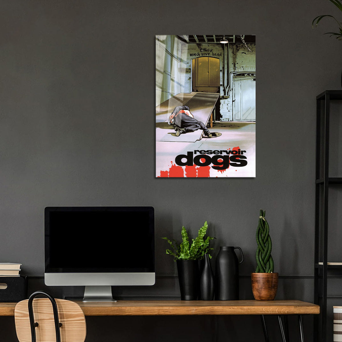 Flex Designs Metal Poster Reservoir Dogs Cartoon 24 x 36" Home Goods - Movie 1992 Movie Metal Poster