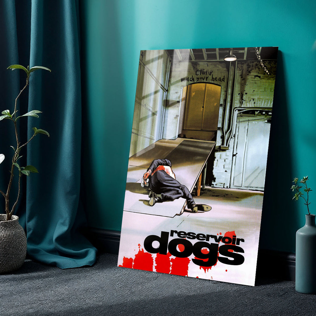 Flex Designs Metal Poster Reservoir Dogs Cartoon 24 x 36" Home Goods - Movie 1992 Movie Metal Poster