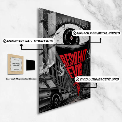 Flex Designs Metal Poster Resident Evil Sketch 16 x 24" Home Goods - Movie 2026 Movie Metal Poster