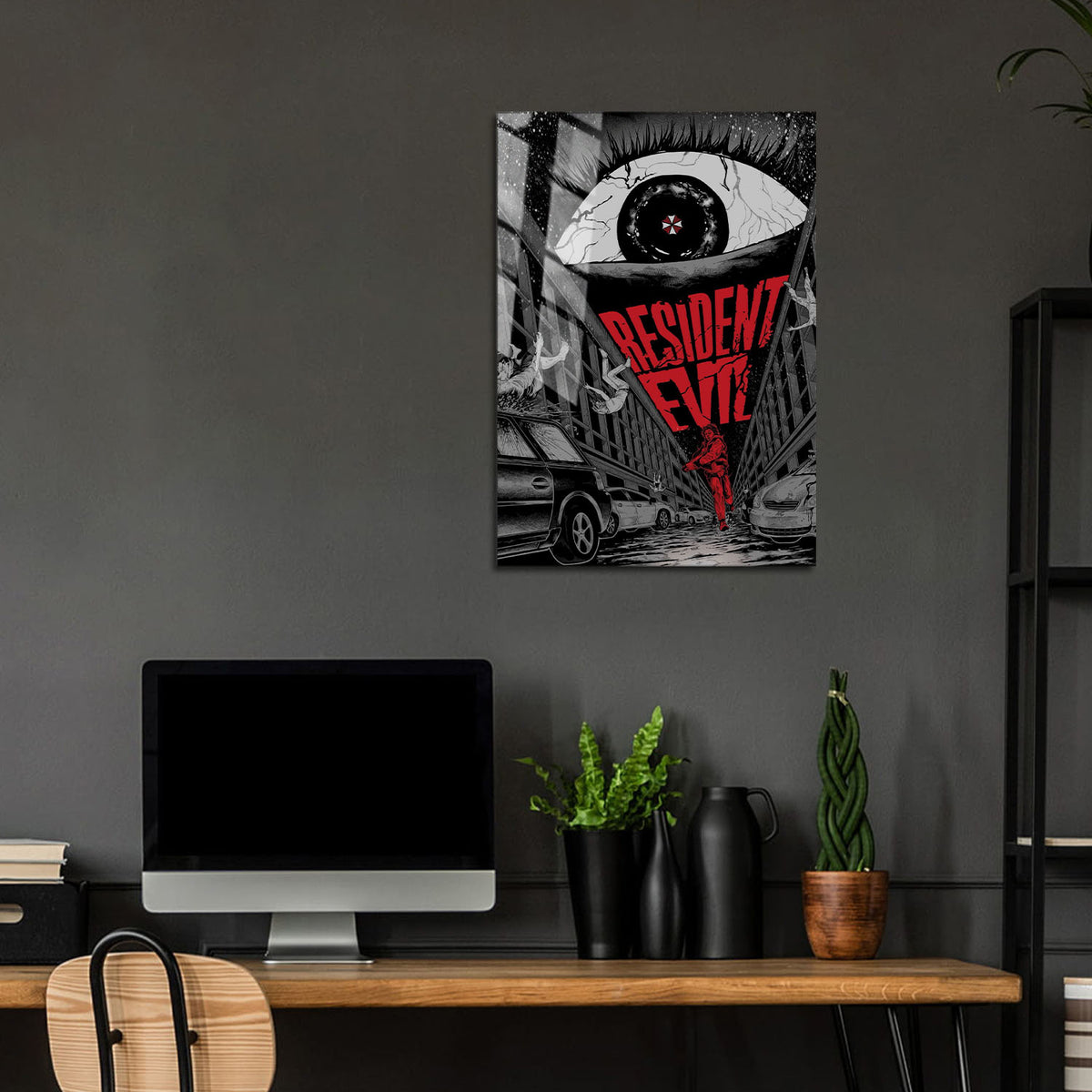 Flex Designs Metal Poster Resident Evil Sketch 24 x 36" Home Goods - Movie 2026 Movie Metal Poster