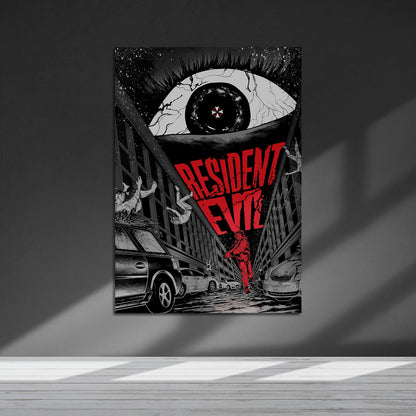 Flex Designs Metal Poster Resident Evil Sketch 5 x 7" Home Goods - Movie 2026 Movie Metal Poster