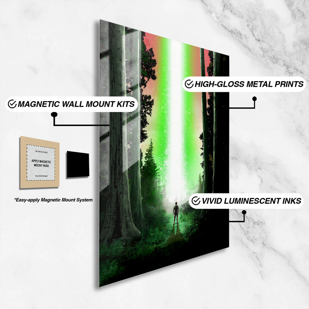 Flex Designs Metal Poster Return of the Jedi 16 x 24" Home Goods - Movie 1983 Movie Metal Poster
