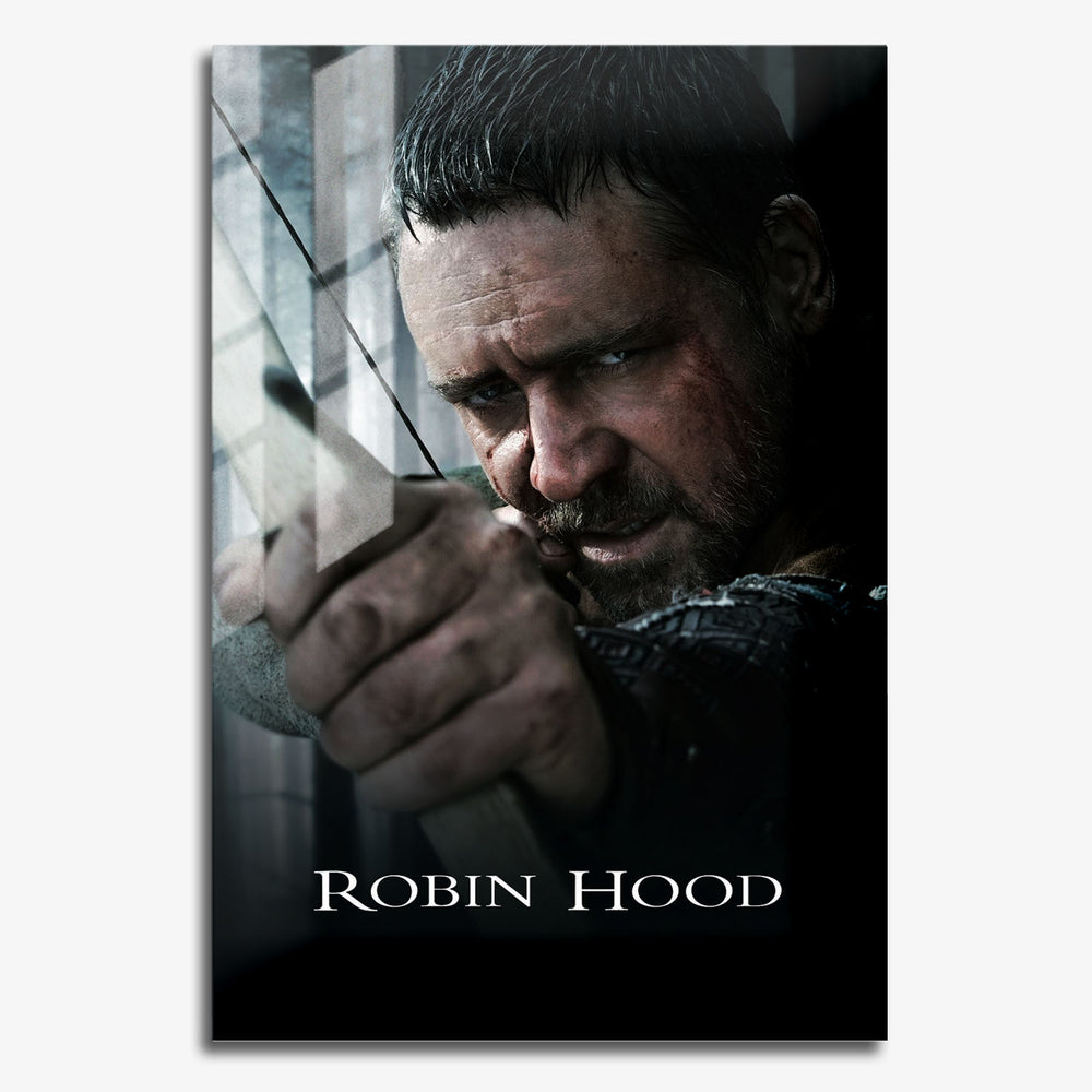 Flex Designs Metal Poster Robin Hood Russell Crow 11 x 17" Home Goods - Movie 2010 Movie Metal Poster