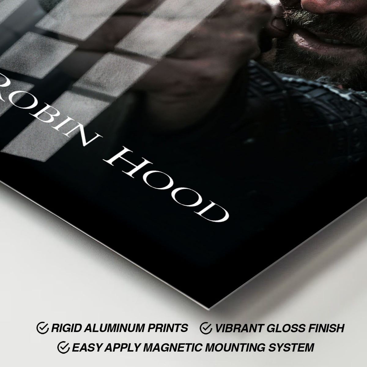 Flex Designs Metal Poster Robin Hood Russell Crow 11 x 17" Home Goods - Movie 2010 Movie Metal Poster