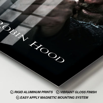 Flex Designs Metal Poster Robin Hood Russell Crow 11 x 17" Home Goods - Movie 2010 Movie Metal Poster