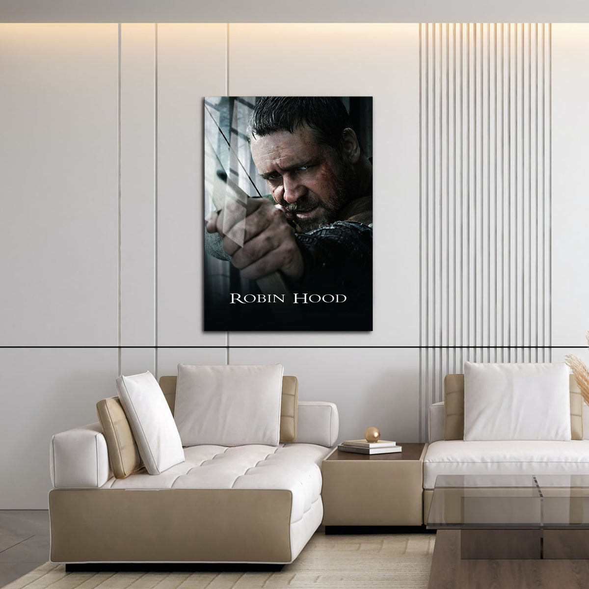 Flex Designs Metal Poster Robin Hood Russell Crow 16 x 24" Home Goods - Movie 2010 Movie Metal Poster