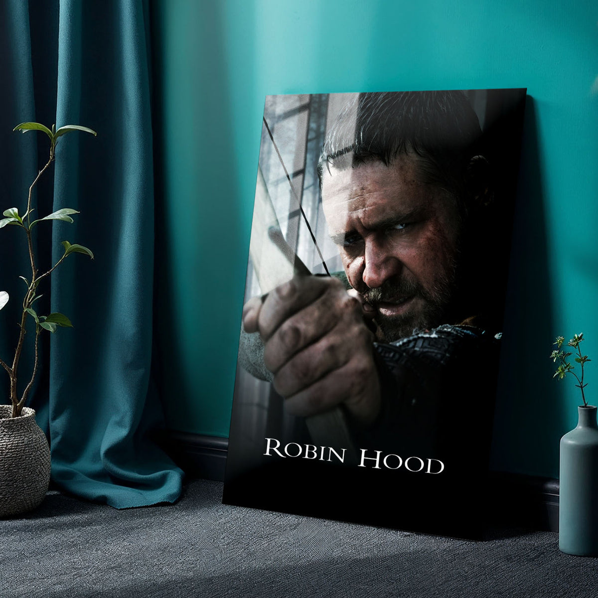 Flex Designs Metal Poster Robin Hood Russell Crow 24 x 36" Home Goods - Movie 2010 Movie Metal Poster