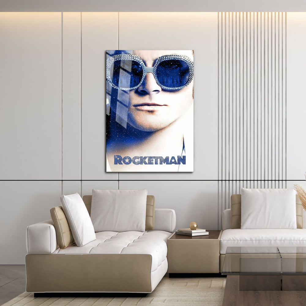 Flex Designs Metal Poster Rocketman 16 x 24" Home Goods - Movie 2019 Movie Metal Poster