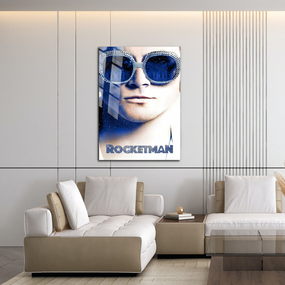 Flex Designs Metal Poster Rocketman 16 x 24" Home Goods - Movie 2019 Movie Metal Poster