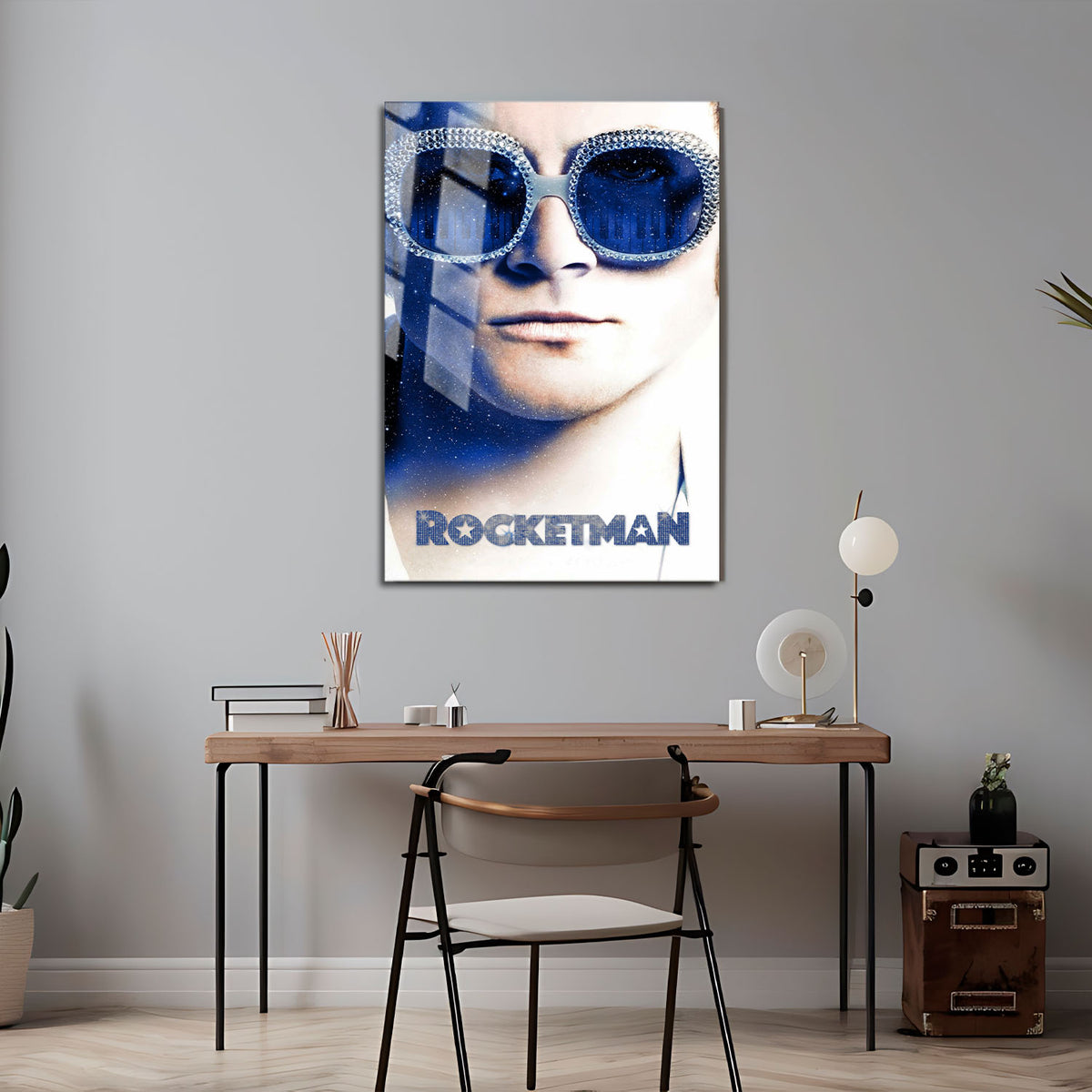 Flex Designs Metal Poster Rocketman 5 x 7" Home Goods - Movie 2019 Movie Metal Poster