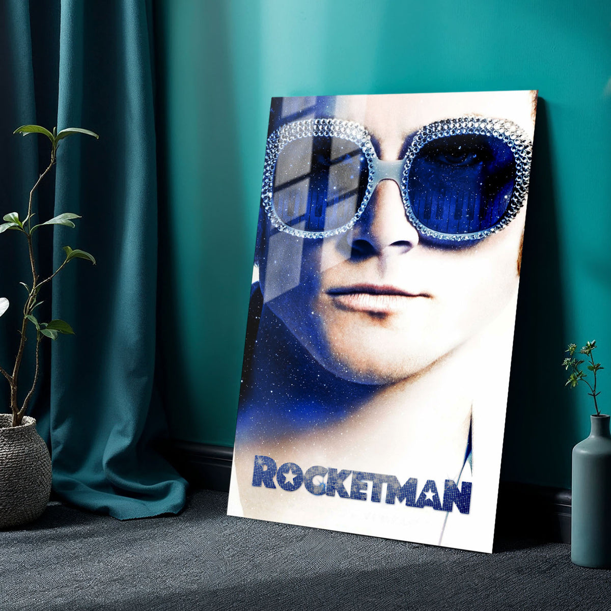 Flex Designs Metal Poster Rocketman 24 x 36" Home Goods - Movie 2019 Movie Metal Poster