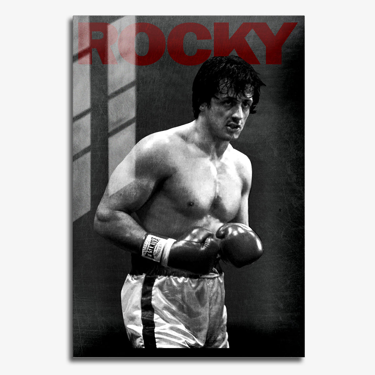 Flex Designs Metal Poster Rocky Alternate 11 x 17" Home Goods - Movie 1976 Movie Metal Poster