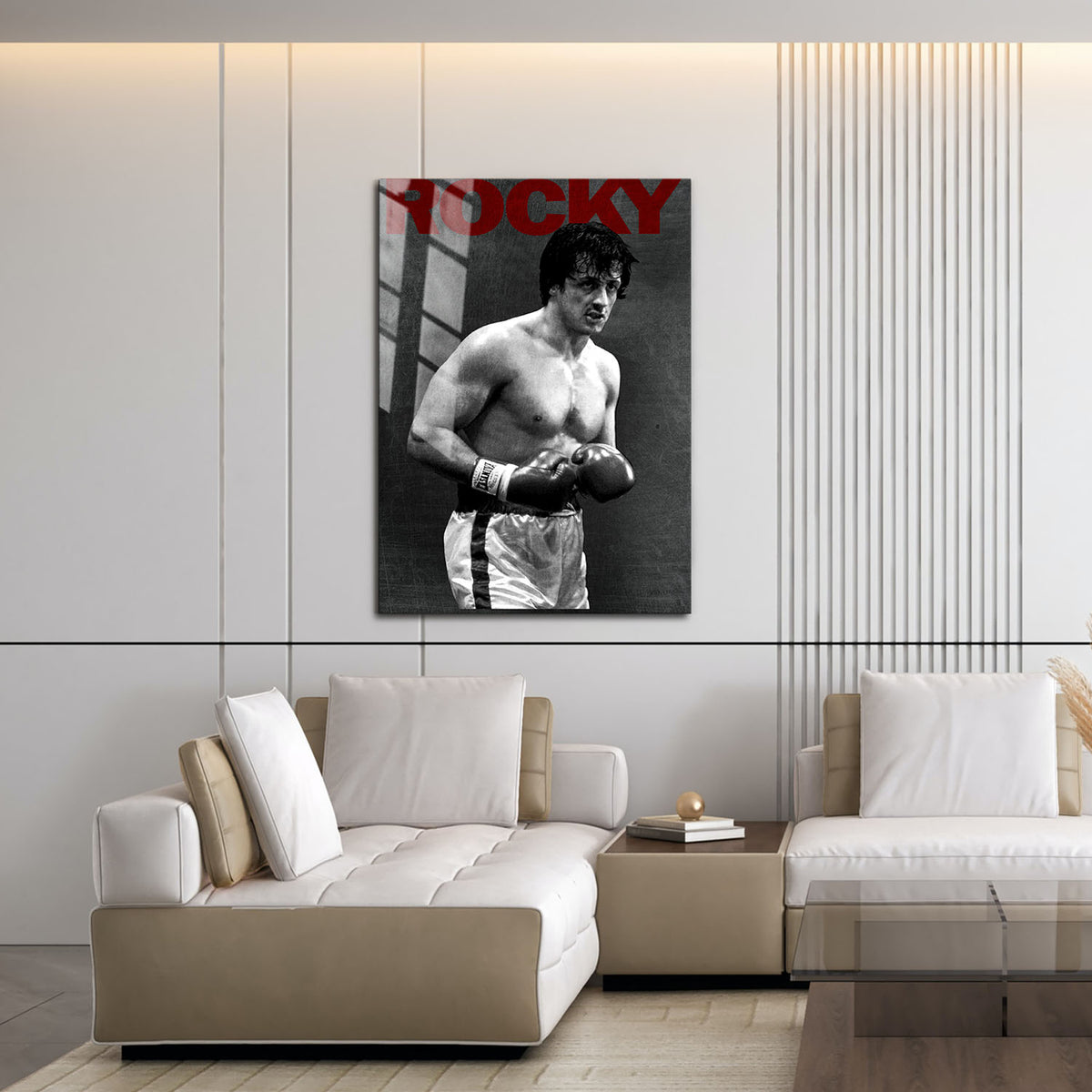 Flex Designs Metal Poster Rocky Alternate 16 x 24" Home Goods - Movie 1976 Movie Metal Poster
