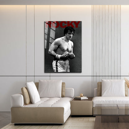 Flex Designs Metal Poster Rocky Alternate 16 x 24" Home Goods - Movie 1976 Movie Metal Poster