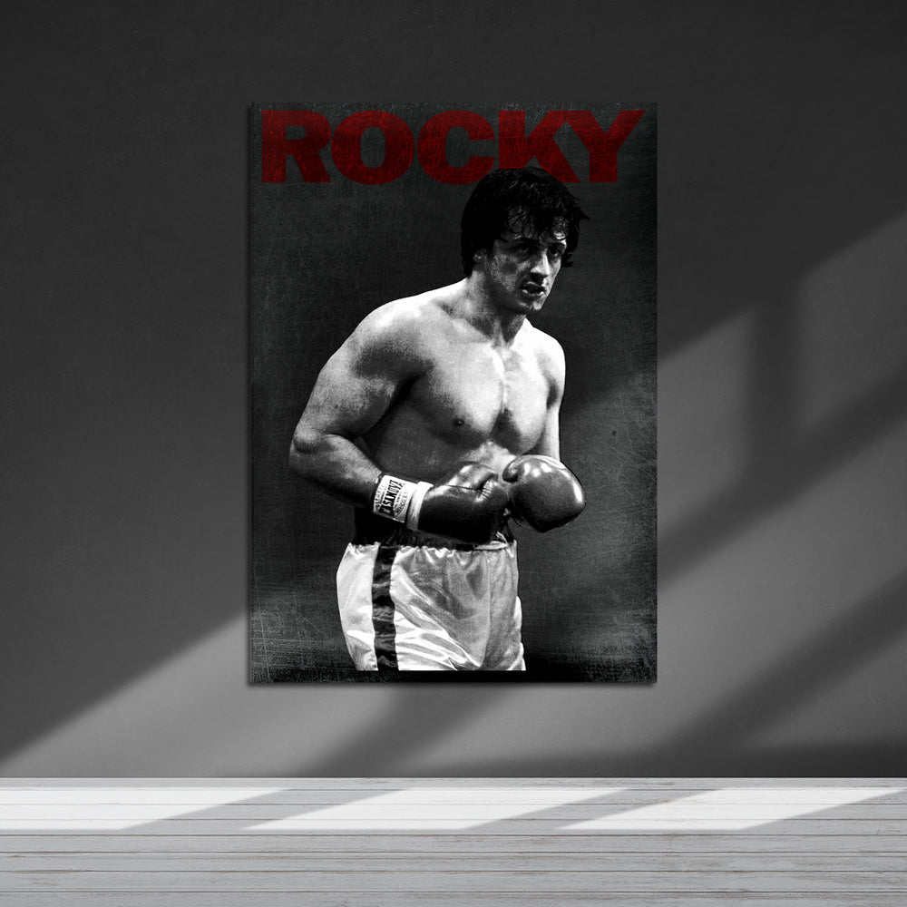 Flex Designs Metal Poster Rocky Alternate 5 x 7" Home Goods - Movie 1976 Movie Metal Poster
