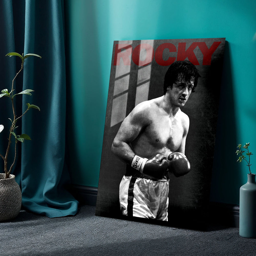Flex Designs Metal Poster Rocky Alternate 24 x 36" Home Goods - Movie 1976 Movie Metal Poster