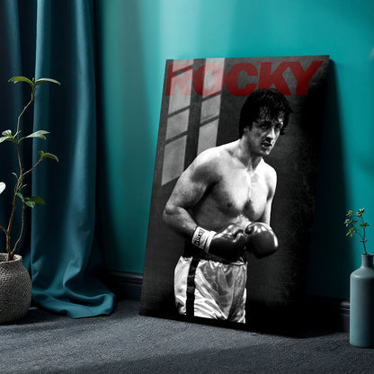 Flex Designs Metal Poster Rocky Alternate 24 x 36" Home Goods - Movie 1976 Movie Metal Poster