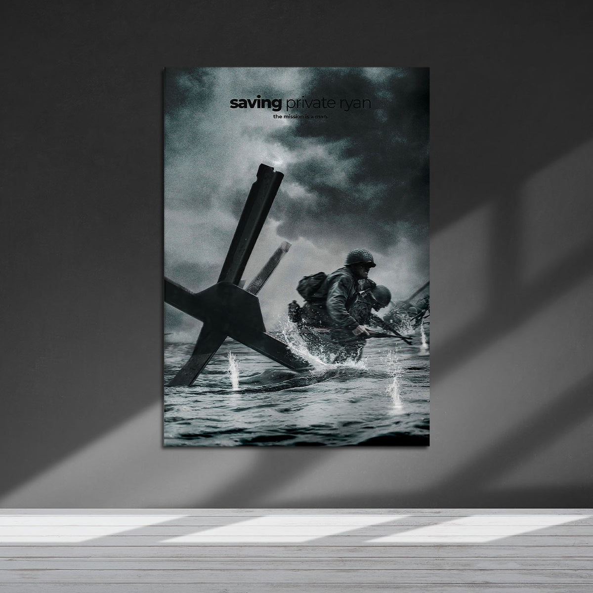 Flex Designs Metal Poster Saving Private Ryan Cinematic 5 x 7" Home Goods - Movie 1998 Movie Metal Poster
