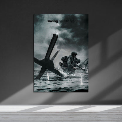 Flex Designs Metal Poster Saving Private Ryan Cinematic 5 x 7" Home Goods - Movie 1998 Movie Metal Poster