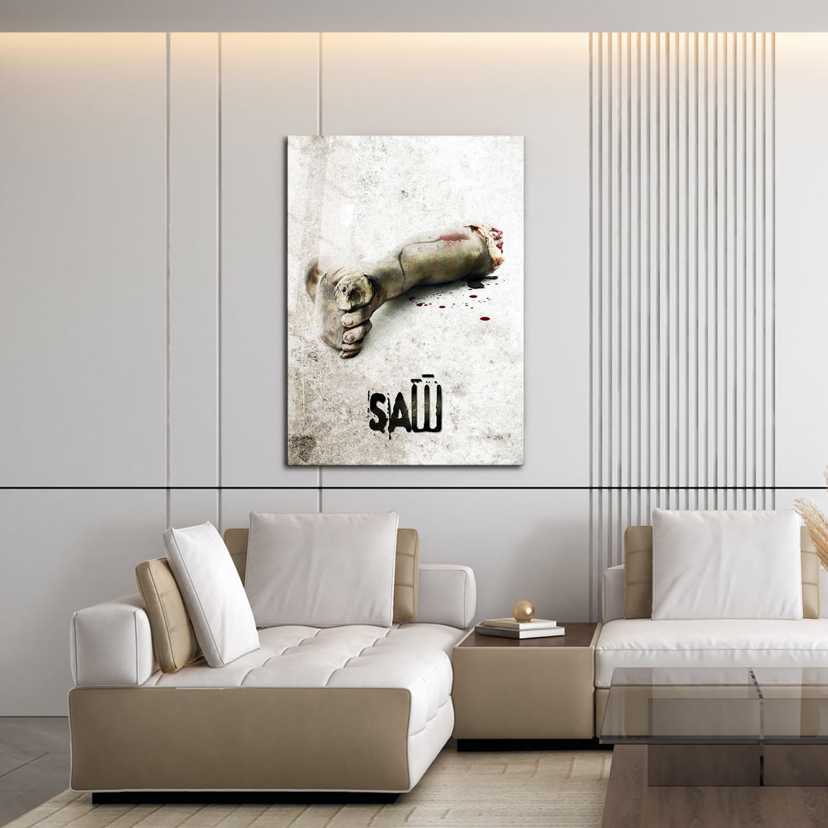 Flex Designs Metal Poster Saw 16 x 24" Home Goods - Movie 2004 Movie Metal Poster