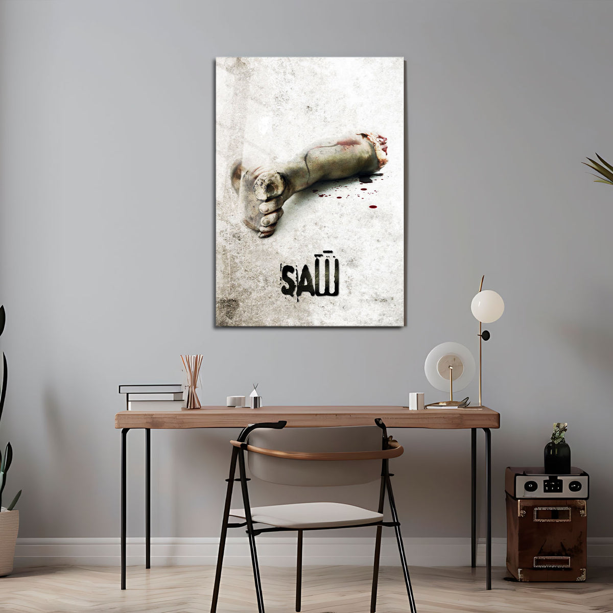 Flex Designs Metal Poster Saw 5 x 7" Home Goods - Movie 2004 Movie Metal Poster