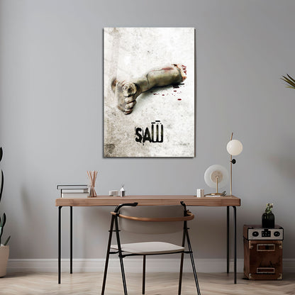Flex Designs Metal Poster Saw 5 x 7" Home Goods - Movie 2004 Movie Metal Poster