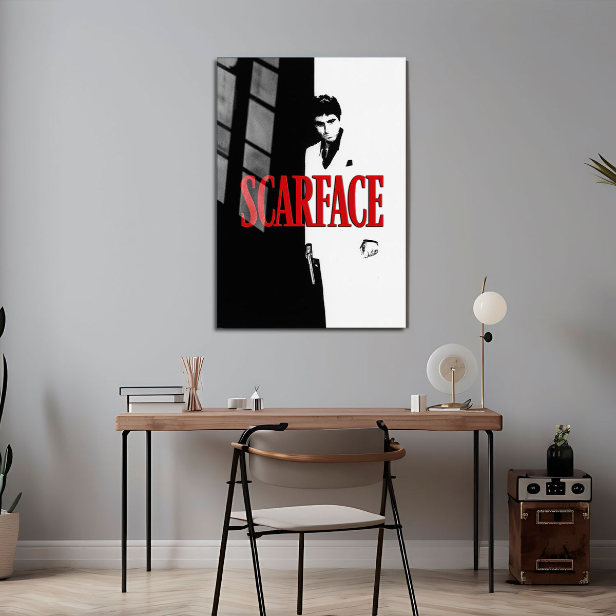 Flex Designs Metal Poster Scarface 5 x 7" Home Goods - Movie 1983 Movie Metal Poster