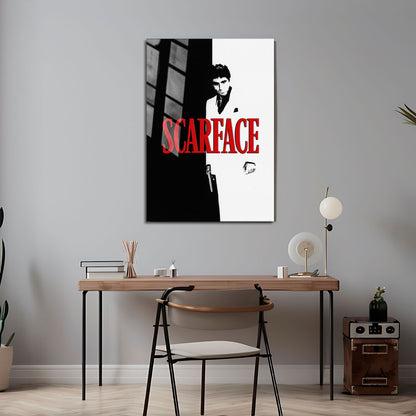 Flex Designs Metal Poster Scarface 5 x 7" Home Goods - Movie 1983 Movie Metal Poster