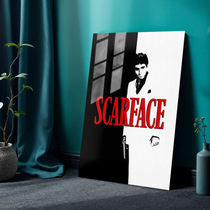 Flex Designs Metal Poster Scarface 24 x 36" Home Goods - Movie 1983 Movie Metal Poster