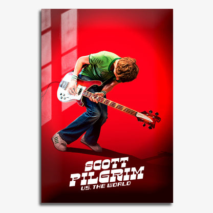 Flex Designs Metal Poster Scott Pilgrim vs the World C 11 x 17" Home Goods - Movie 2010 Movie Metal Poster