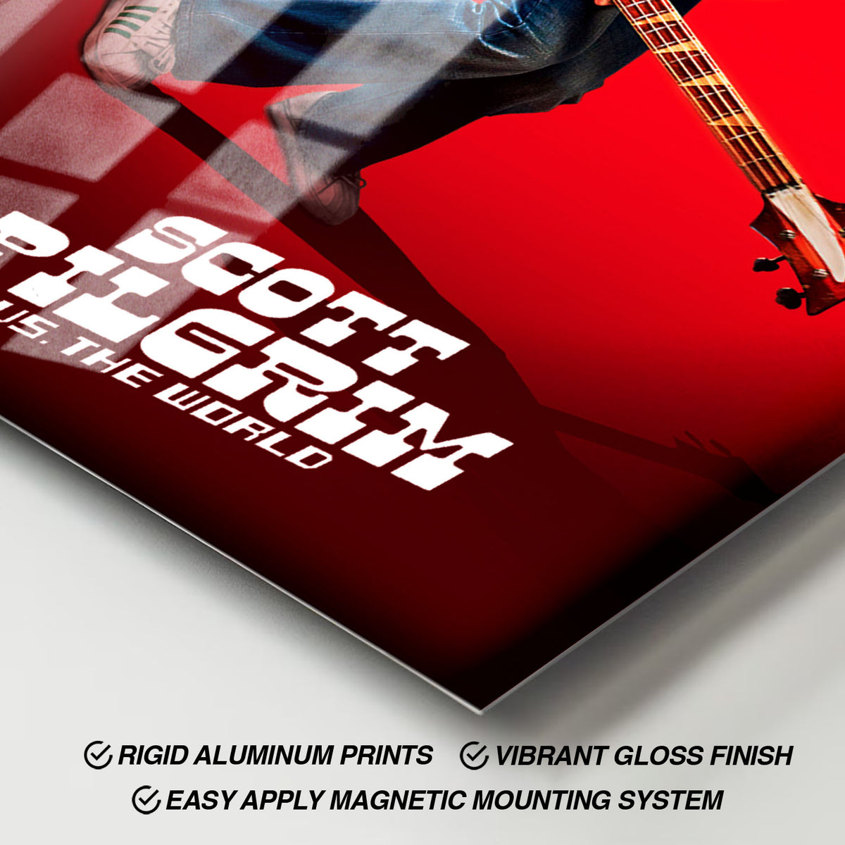 Flex Designs Metal Poster Scott Pilgrim vs the World C 11 x 17" Home Goods - Movie 2010 Movie Metal Poster