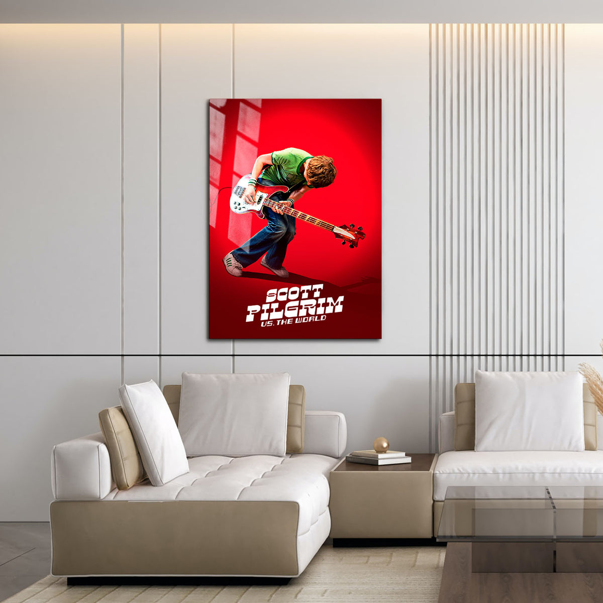 Flex Designs Metal Poster Scott Pilgrim vs the World C 16 x 24" Home Goods - Movie 2010 Movie Metal Poster