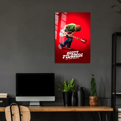 Flex Designs Metal Poster Scott Pilgrim vs the World C 24 x 36" Home Goods - Movie 2010 Movie Metal Poster