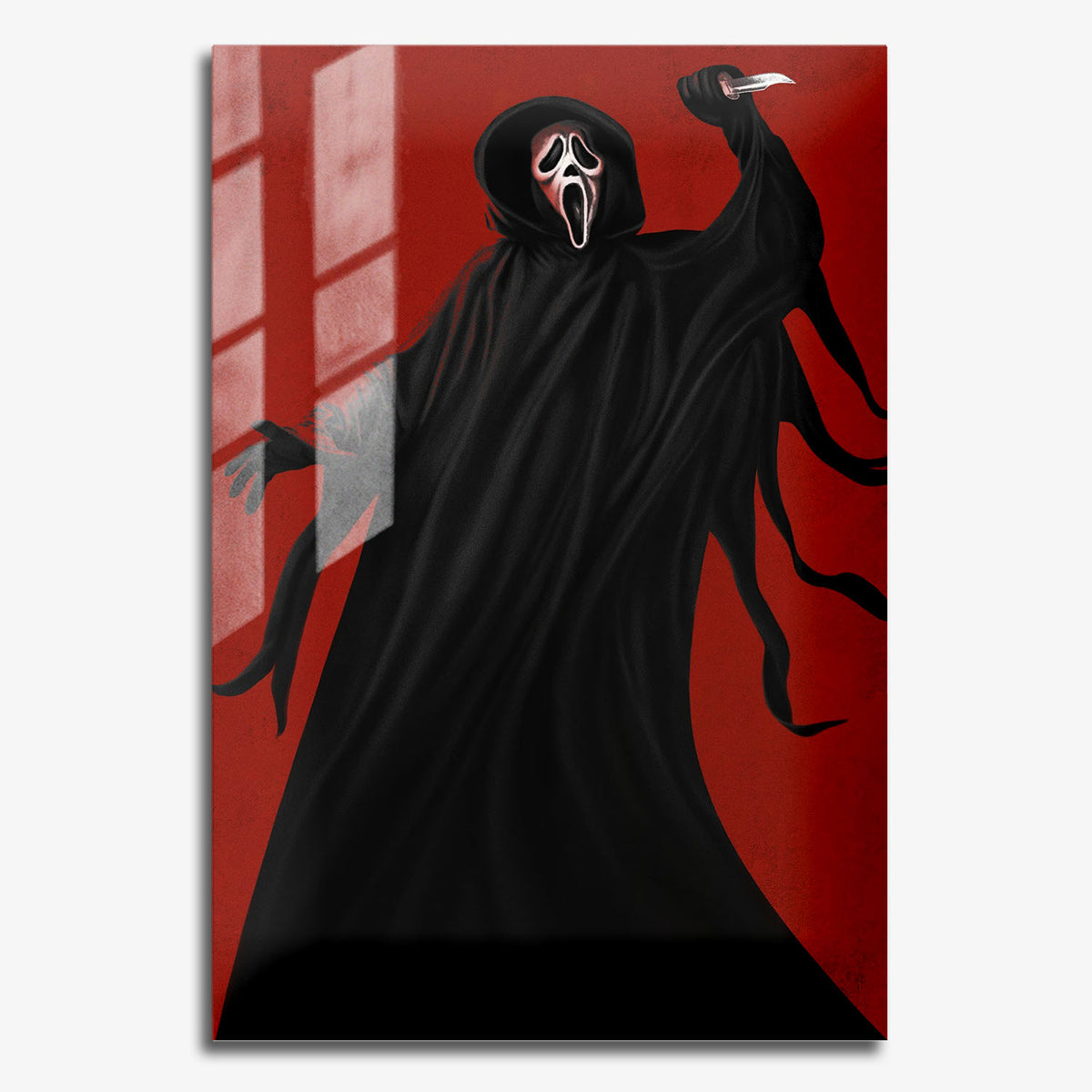 Flex Designs Metal Poster Scream 11 x 17" Home Goods - Movie 2022 Movie Metal Poster