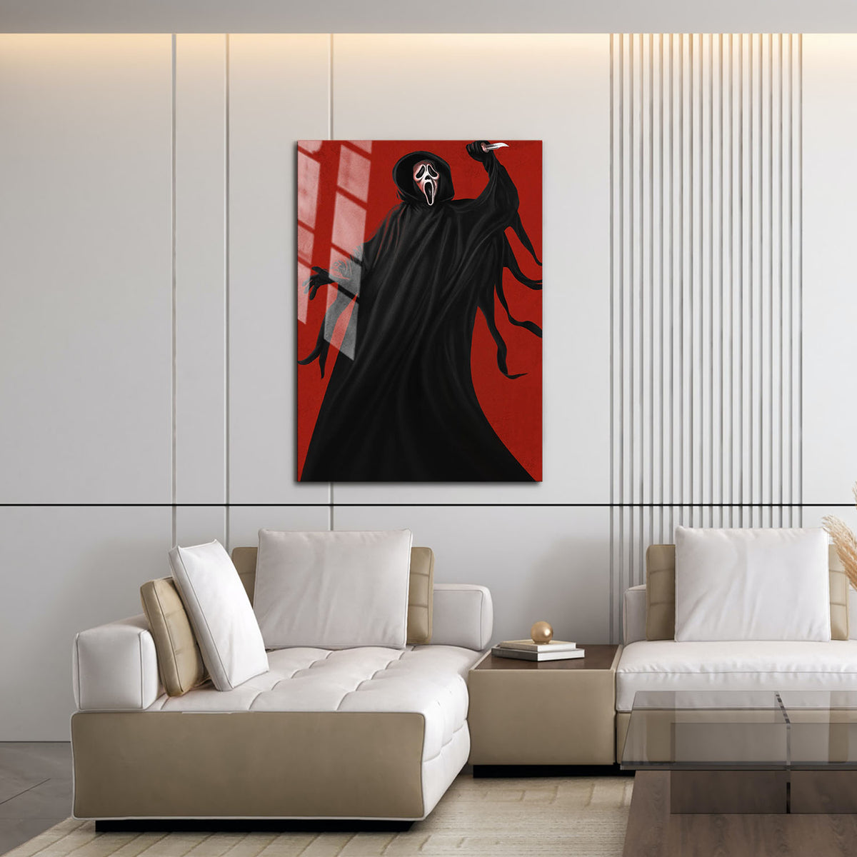 Flex Designs Metal Poster Scream 16 x 24" Home Goods - Movie 2022 Movie Metal Poster