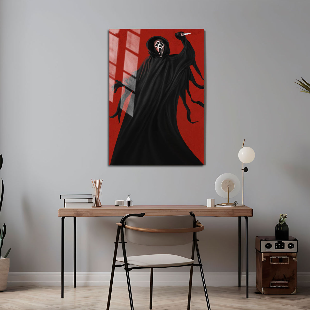 Flex Designs Metal Poster Scream 5 x 7" Home Goods - Movie 2022 Movie Metal Poster