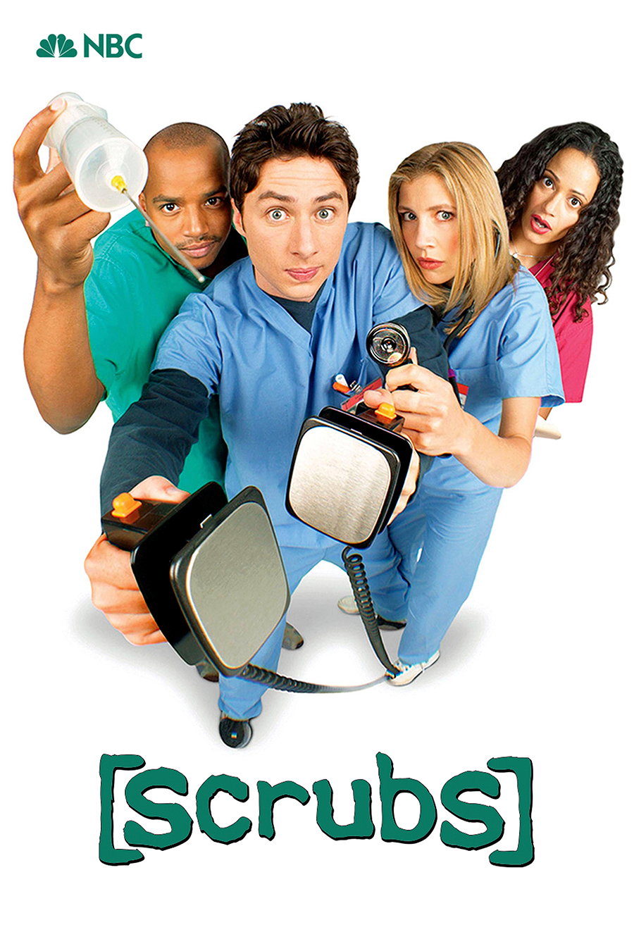 Flex Designs Metal Poster Scrubs Cover 11 x 17" Home Goods - TV Show 2001 TV Show Metal Poster