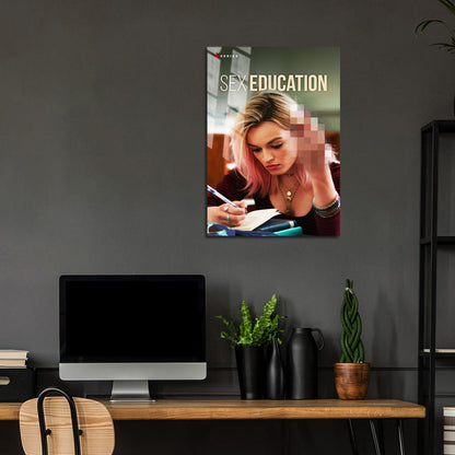 Flex Designs Metal Poster Sex Education 24 x 36" Home Goods - TV Show 2019 TV Show Metal Poster