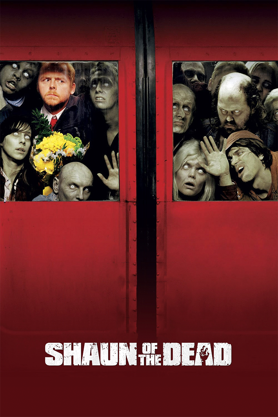 Flex Designs Metal Poster Shaun of the Dead 11 x 17" Home Goods - Movie 2004 Movie Metal Poster